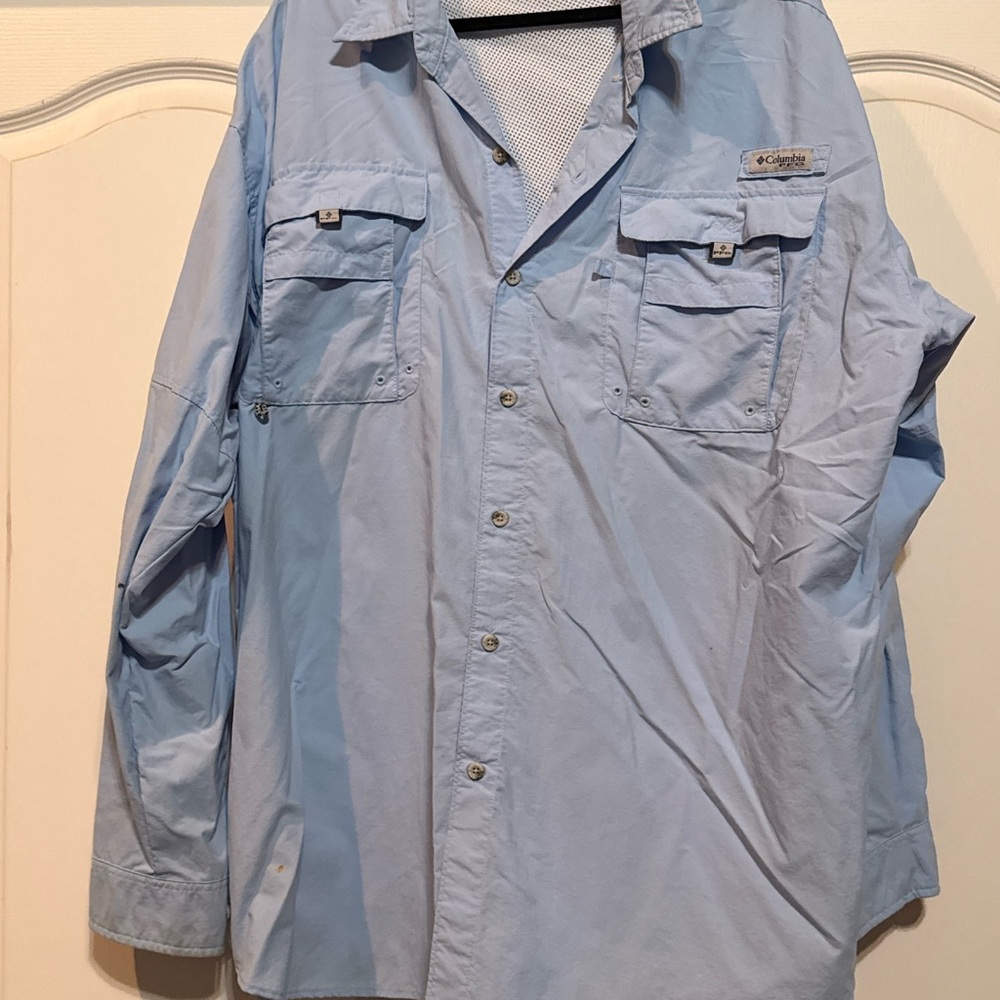 Columbia Sky Blue Utility Shirt